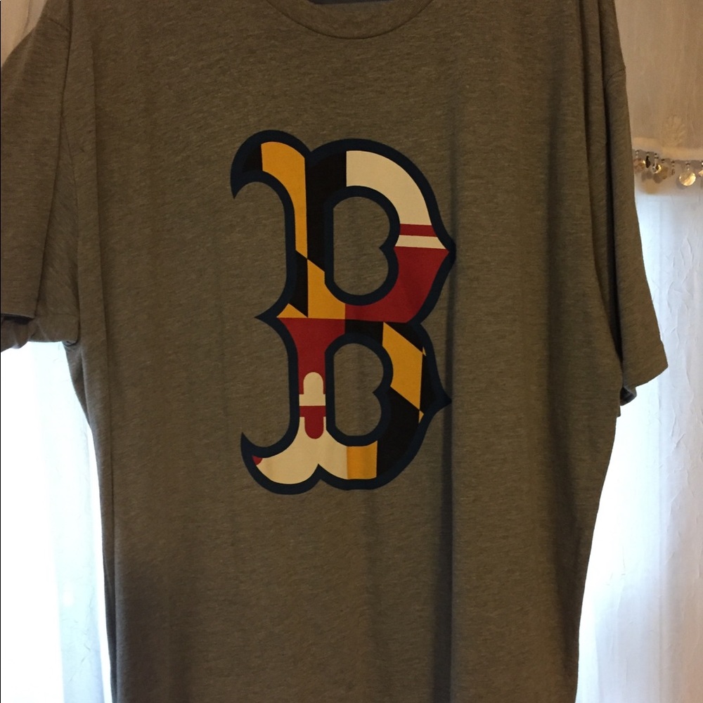 Boston Red Sox T-shirt with Maryland flag